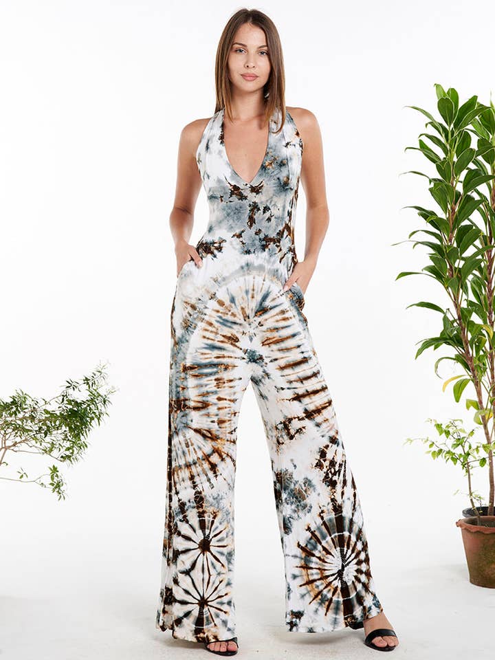 TIE-DYE OVERALL (TH-1834) for wholesale by Kathmandu Imports