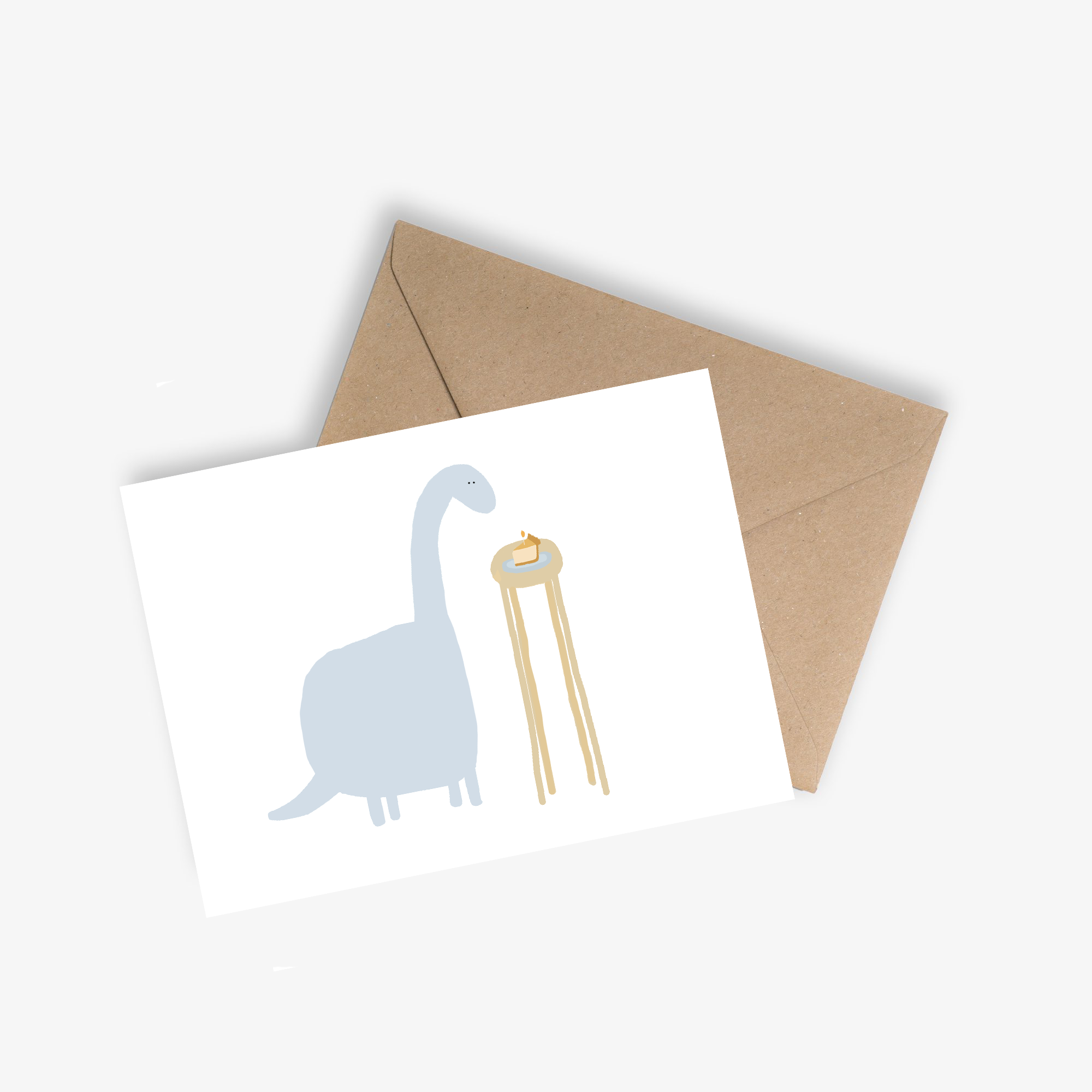 LE PAPIER GRAPHIQUE - Wholesale Verjaardagskaartje - L'Anniversaire du Dinosaure/Dromadaire-Simple verjaardagskaart 3