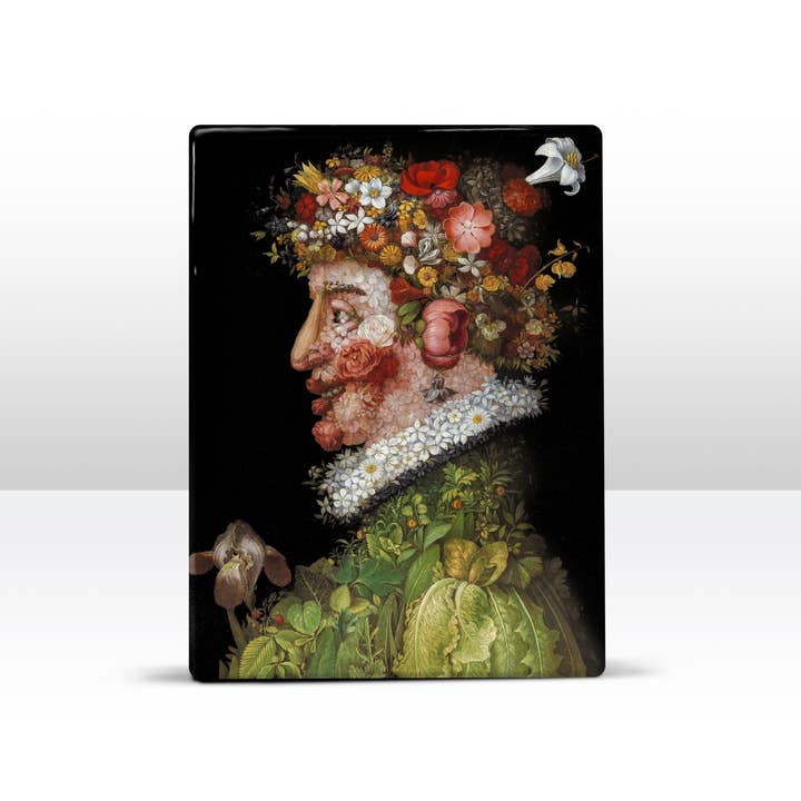 Laqueprint - Wholesale Art Print - Laque print - Spring - Giuseppe Arcimboldo - 19.5 x 26 cm - LP1872