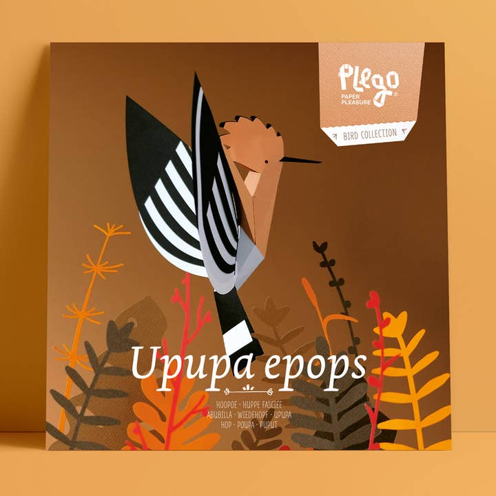 UPUPA EPOPS - oiseau en papier pour la vente par PLEGO