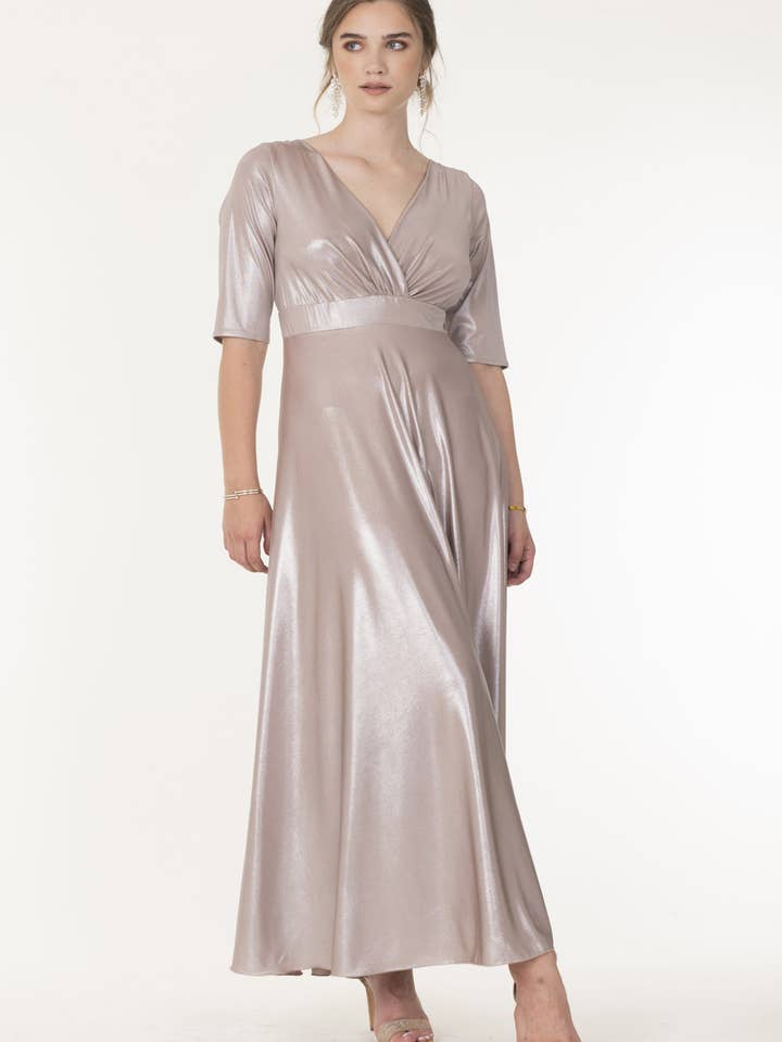 Lang Kjole Kryds Bryst Bred Nederdel for engroshandel hos More By Siste's