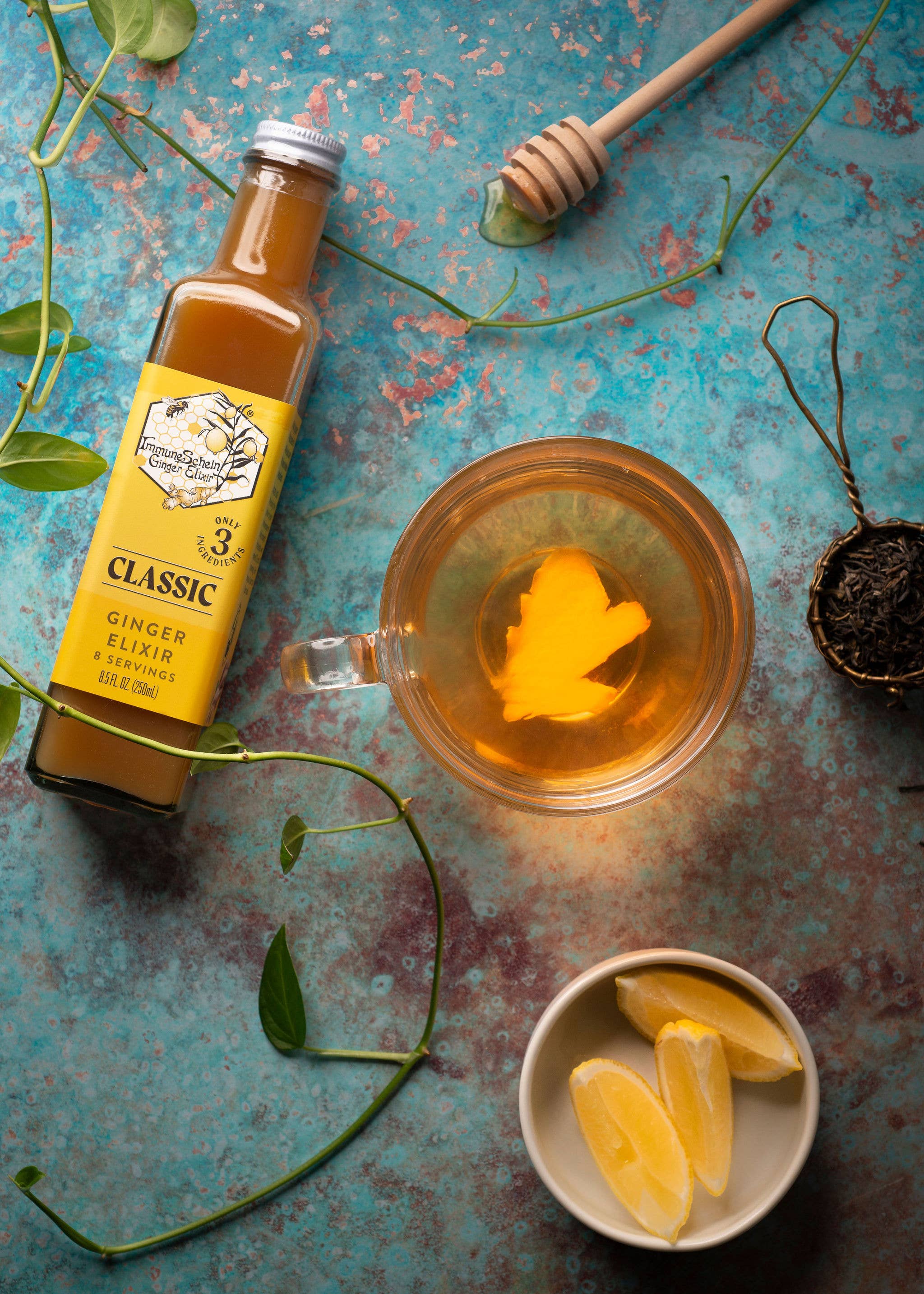 ImmuneSchein Ginger Elixirs - Wholesale Elixir - 33.8 fl. oz. Classic Ginger Elixir2