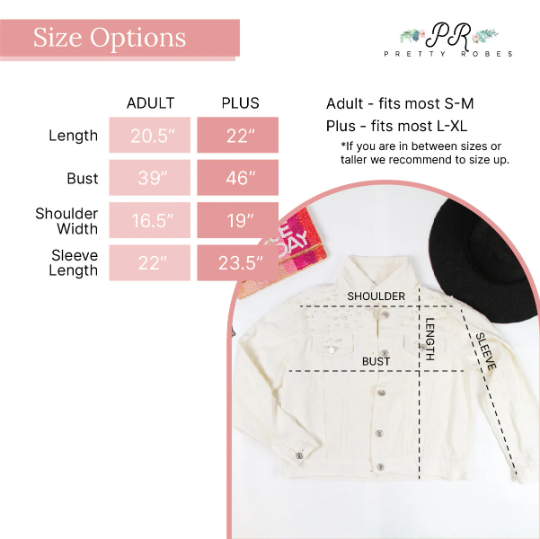 GiftsbyPR - Wholesale Denim Jacket - Women's - White Bride Pearl Denim Jacket, Custom Bride Denim Jacket2