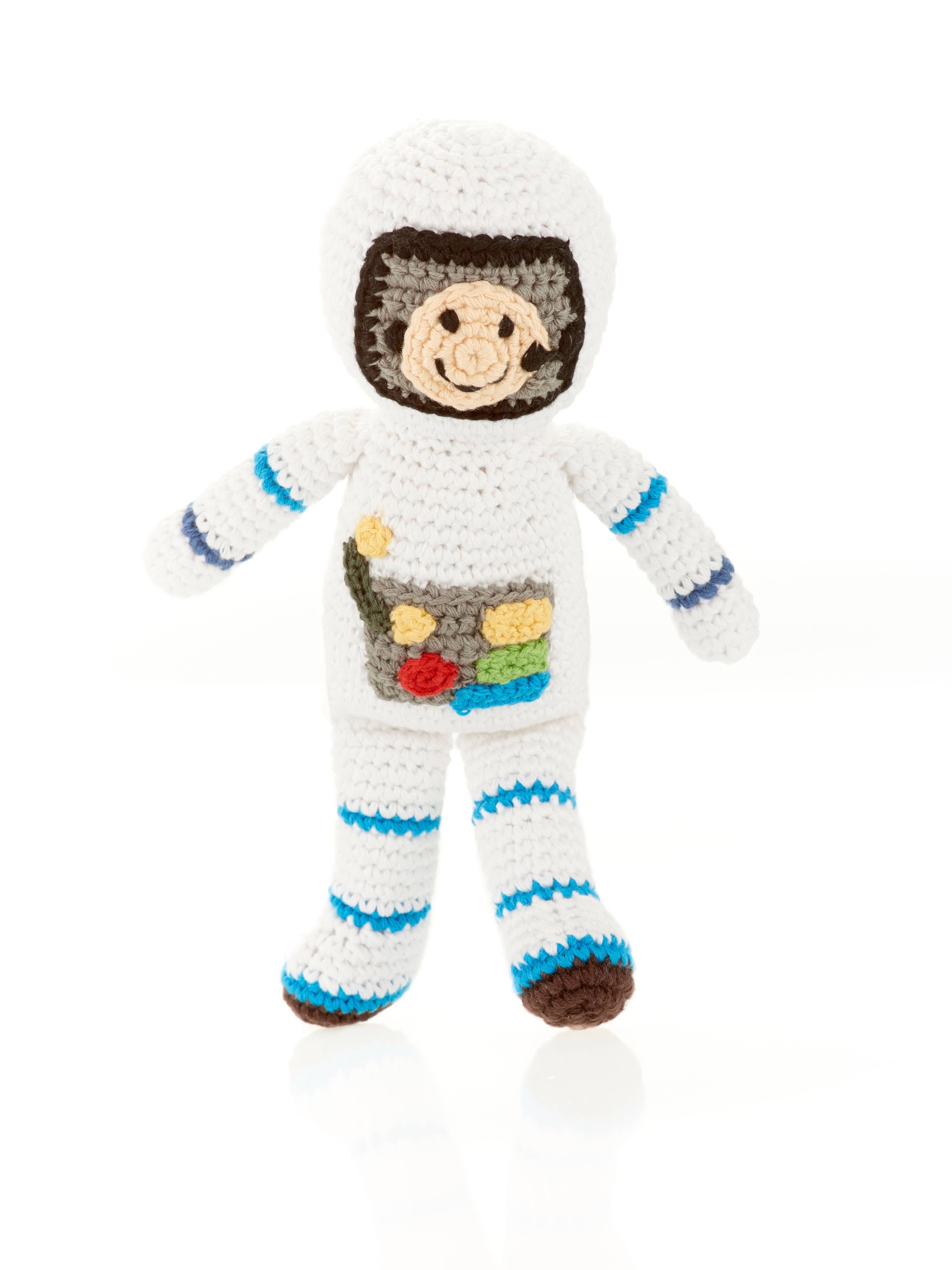 Pebblechild - Venta al por mayor Peluche - Niños y bebés - Sonajero de Astronauta de Juguete de Ganchillo para Bebé0