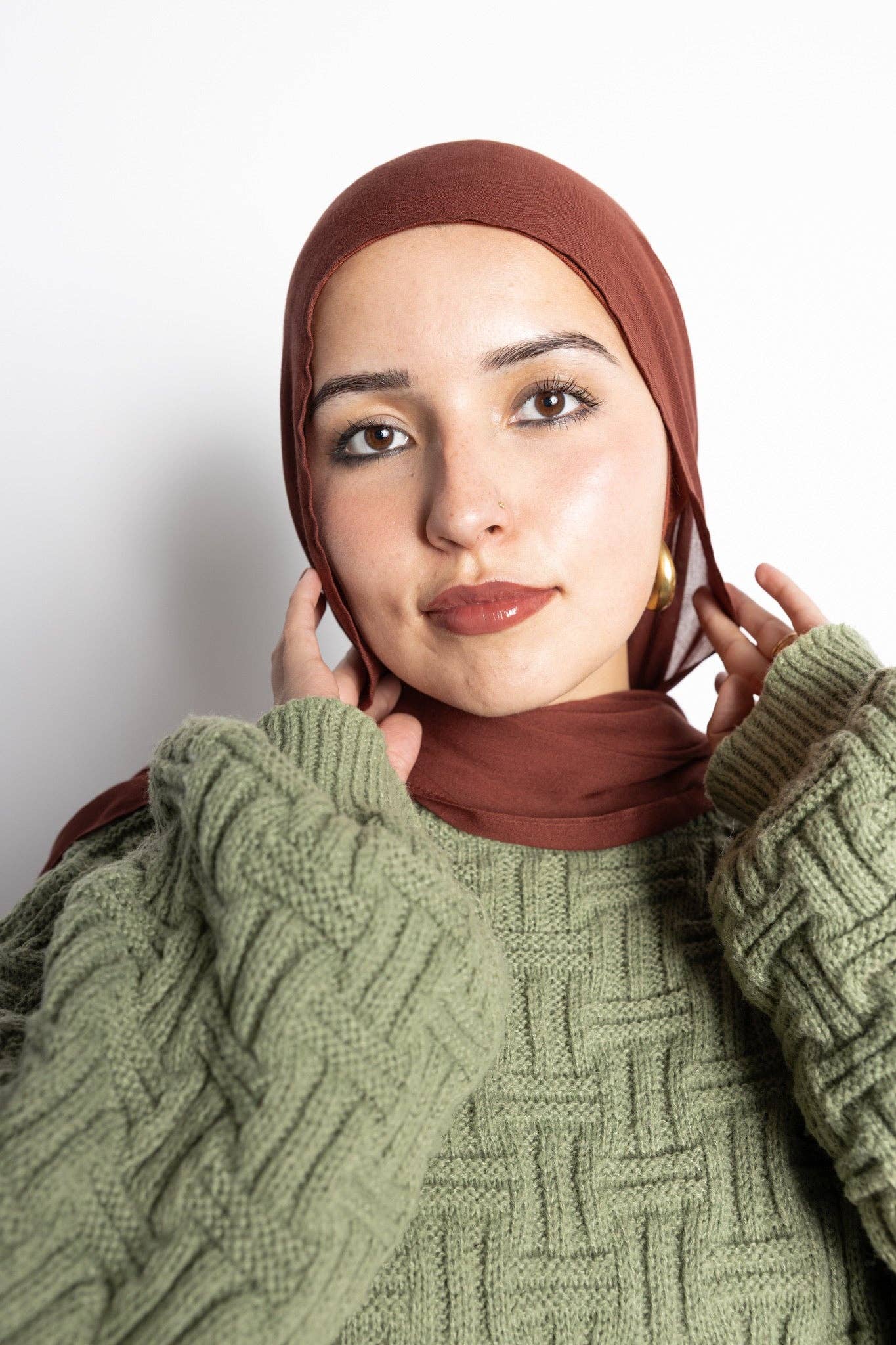 Bella Hijabs - Wholesale Hijab - Women's - Modal Hijab - Spiced Cocoa1