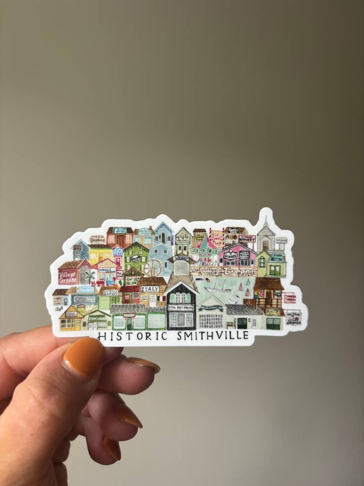 Historic Smithville Sticker for wholesale by Candaces Canvasses