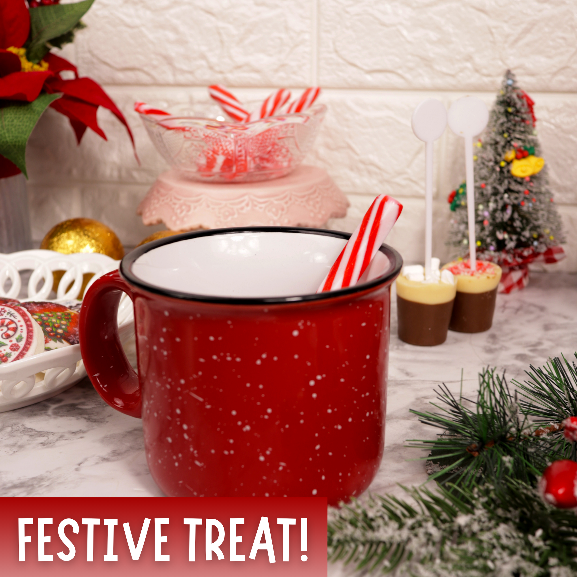 Needzo Inc - Wholesale Candy Cane - Christmas Candy Cane Spoons, Hot Cocoa Drink Stirrers, 12 Ct2