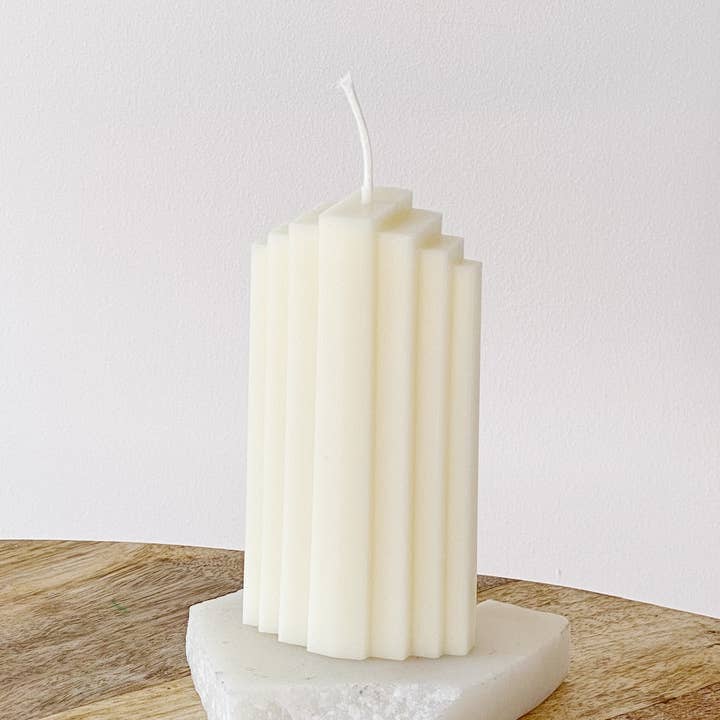 Verspringende pilaar kaars voor wholesale door The Ome Store