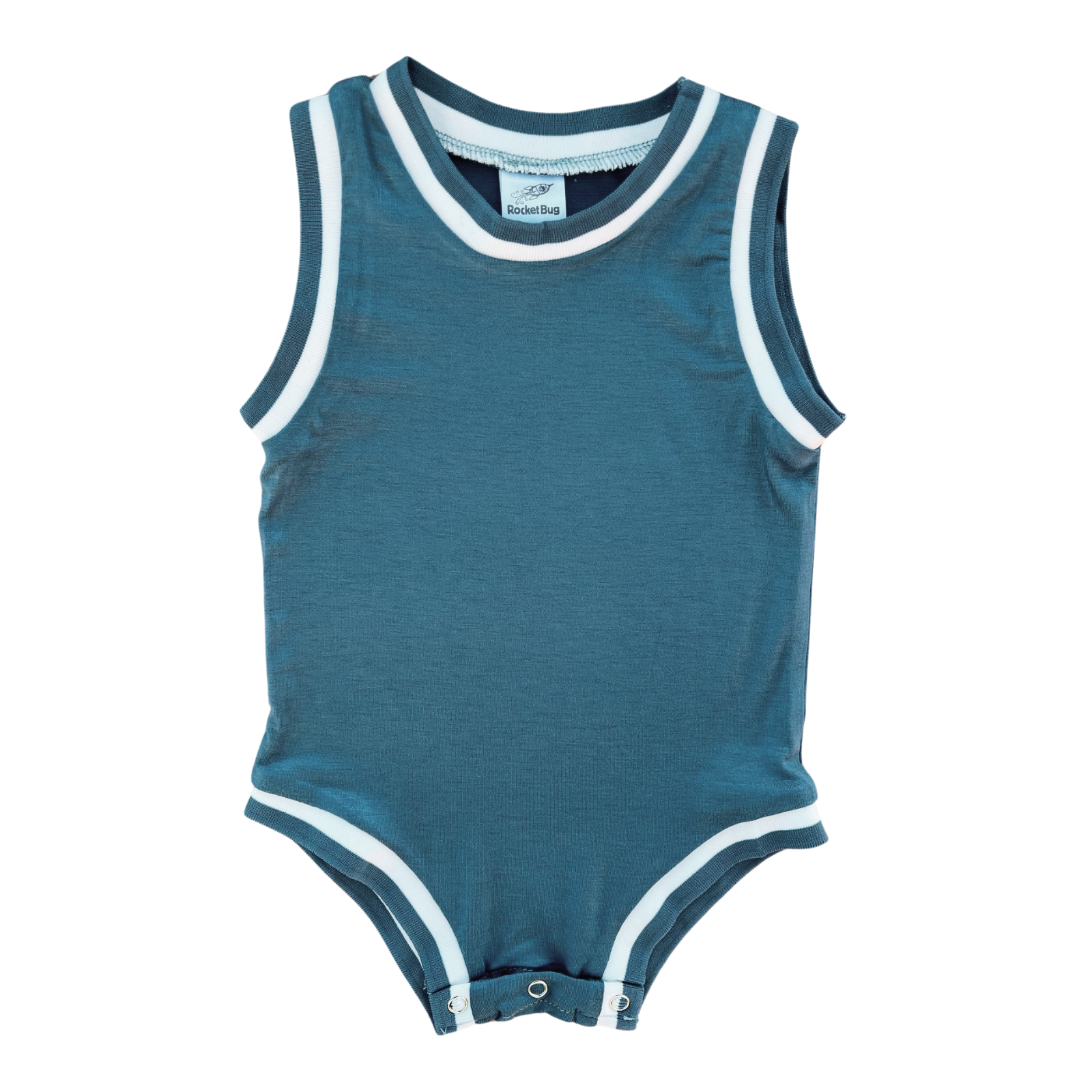 Rocket Bug - Wholesale Bodysuit (Non-Footed) - Baby - Blank Sleeveless Basketball Jersey for Baby & Toddlers10