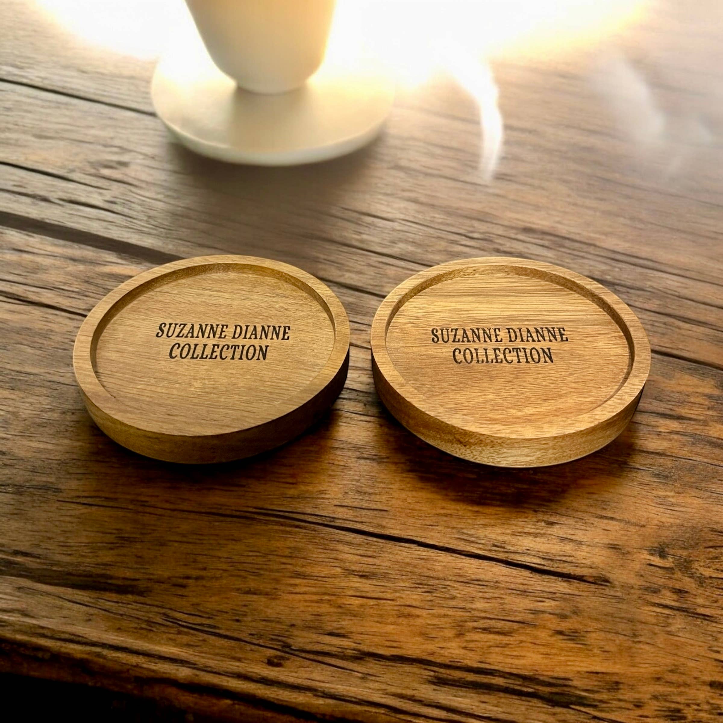 Suzanne Dianne Collection - Wholesale Coasters - SUZANNE DIANNE COLLECTION - ACACIA WOOD COASTERS
3
