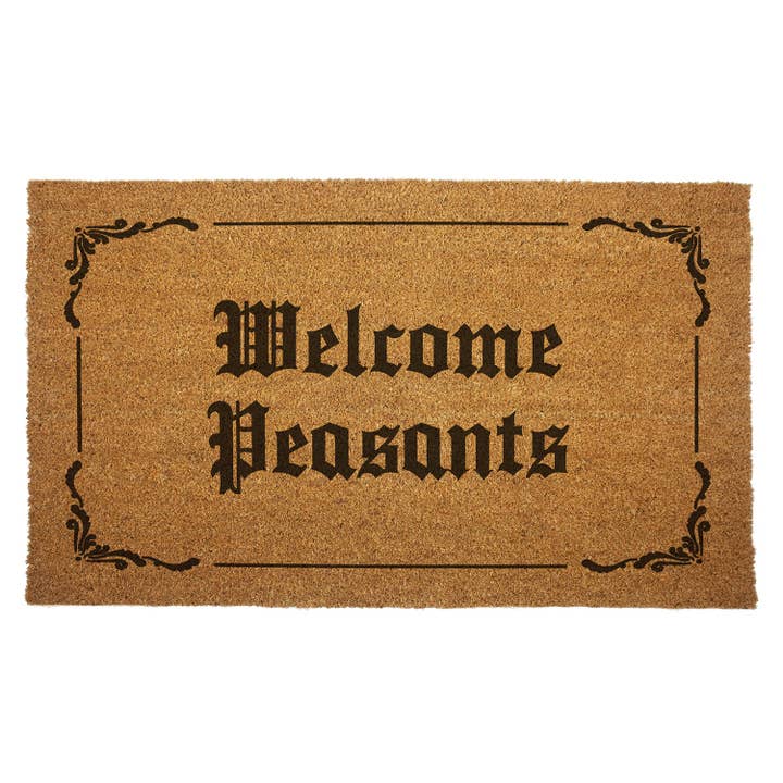 Paillasson Welcome Peasers pour la vente par Shady Front