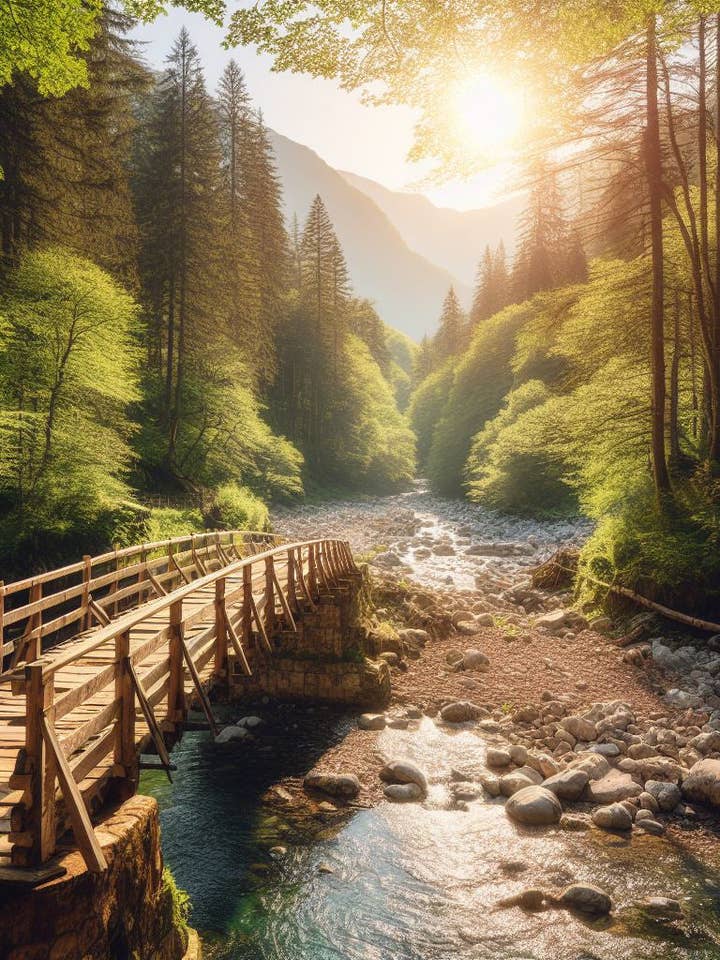 Bridge Over Shallow River for wholesale by Keep Calm Collection