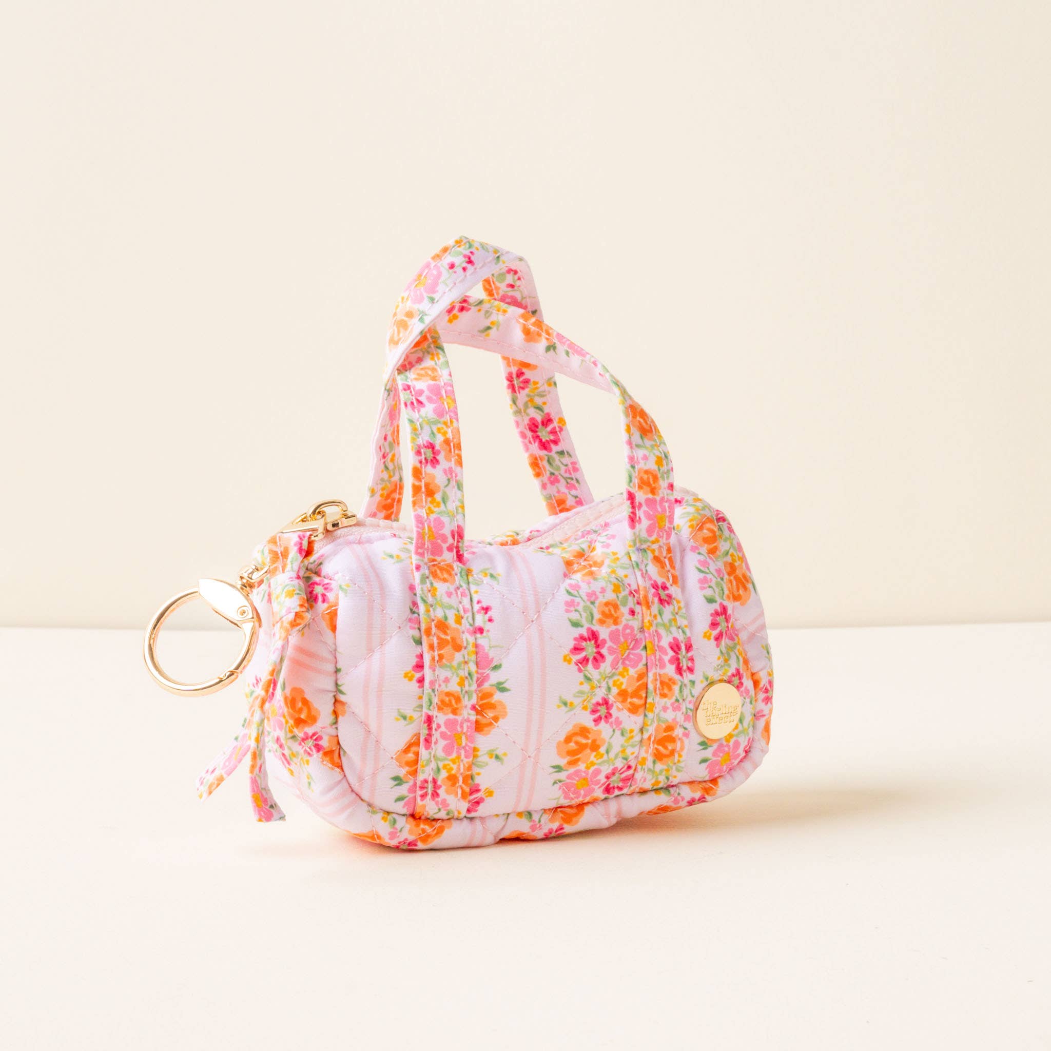 The Darling Effect - Wholesale Keychain - Women's - Itty Bitty Duffle Bag Charm-Petal Parade Pink