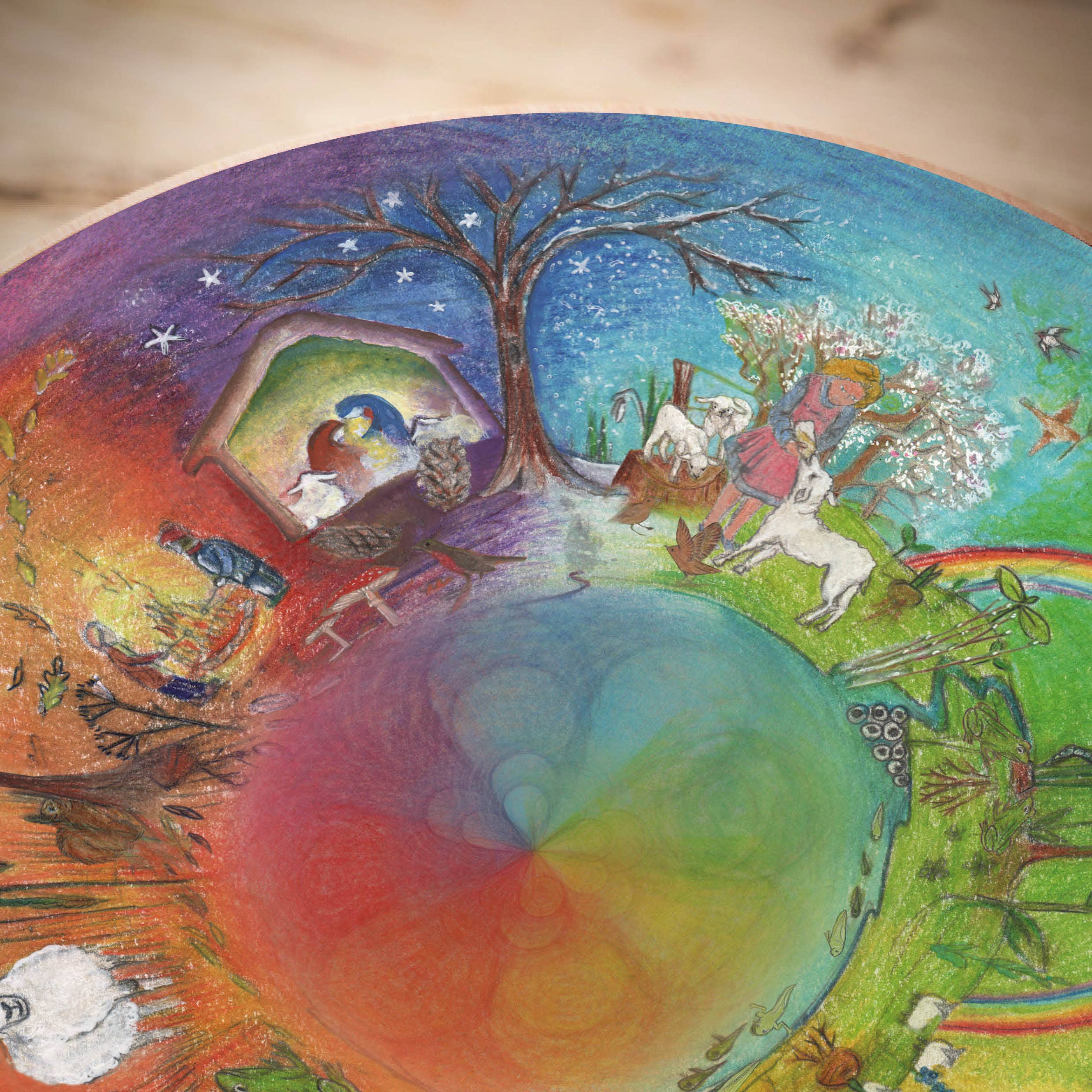 Wilded Family - Vendita all'ingrosso Giocattolo in legno - Bambini - La ruota dei cicli della vita3