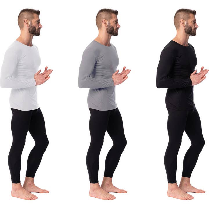 I-Wear Brands - Wholesale Athletic Top - Men's - 3 Pack Men's Lightweight Long Sleeve Base Layer Shirt14