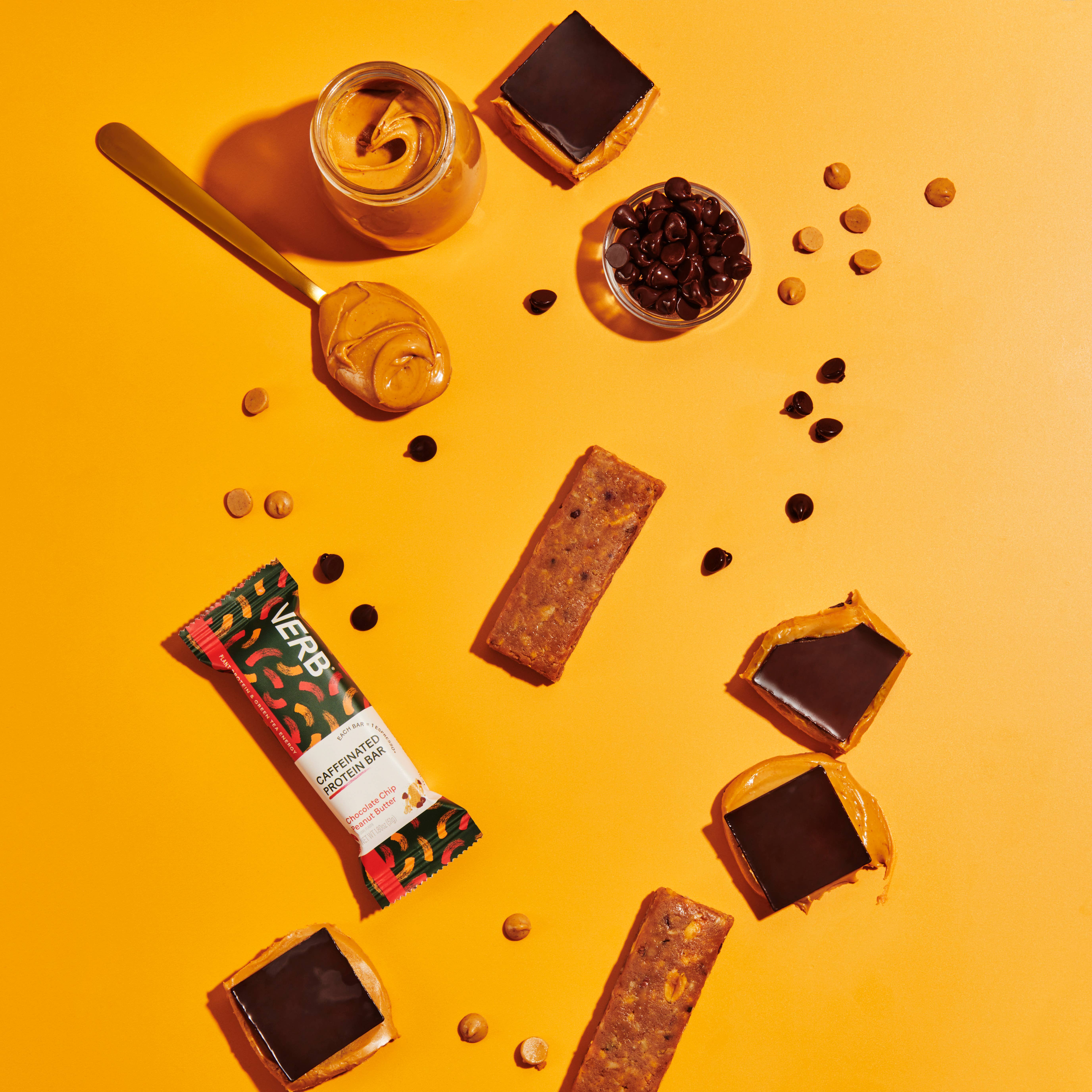 Verb Energy - Wholesale Snack Bar - Caffeinated Protein Bar, Chocolate Chip Peanut Butter3