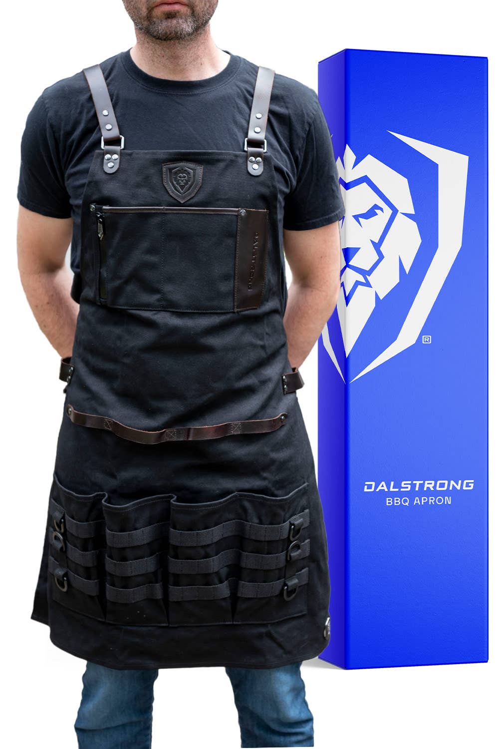 Dalstrong - Wholesale Kitchen/Utility Knife - BBQ Apron | Heavy-Duty Waxed Canvas | Dalstrong ©0
