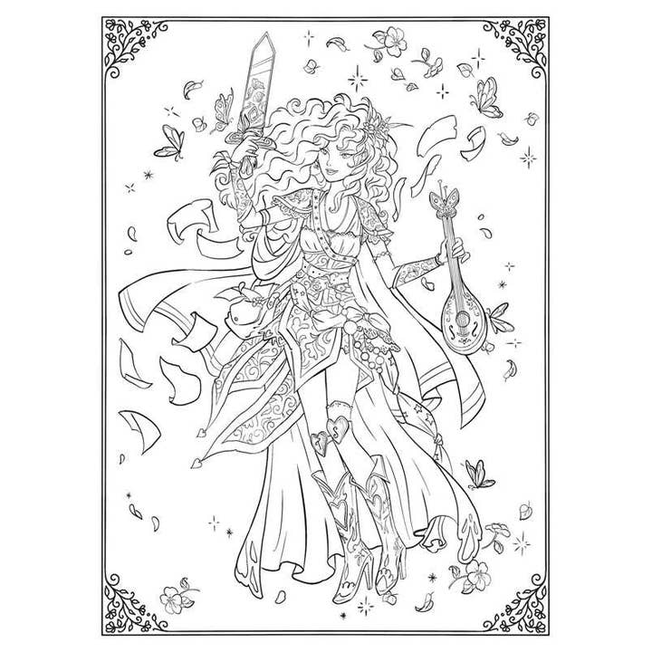 Simon & Schuster - Wholesale Coloring & Activity Book - Adult - Knights of Tayrealm Coloring Book by3