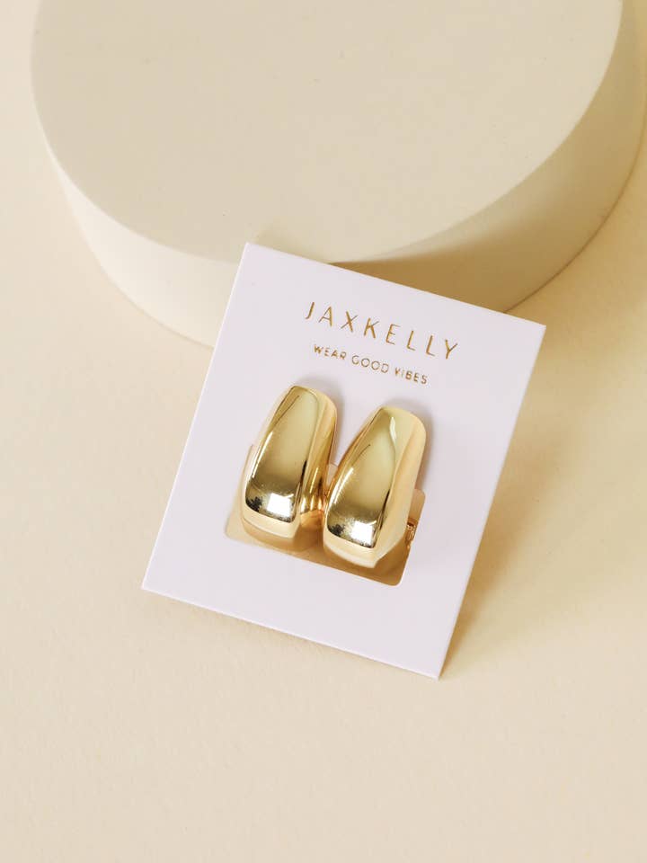 Bold Drop - Pendientes dorados para venta al por mayor de JaxKelly