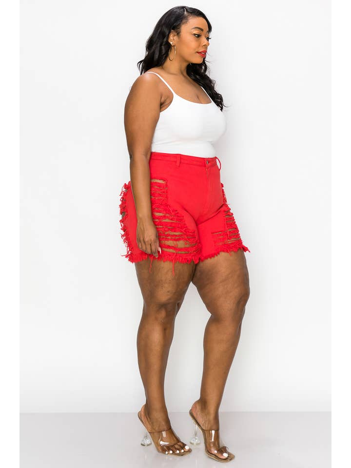 The Map Jeans - Wholesale Shorts - Women's - 8171P3