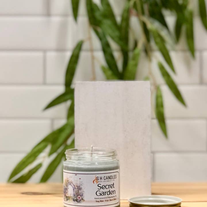 S H Candles - Wholesale Jar/Filled Candle - Secret Garden Soy Candle Collection2
