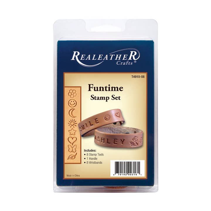 Funtime Stamp Set & Bracelets for wholesale by Realeather