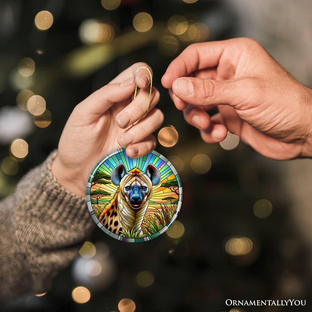 OrnamentallyYou - Vente Objets de décoration - Décoration en céramique de style hyène charognard4