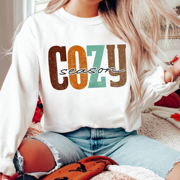 Cozy Season Sweatshirt  for wholesale by Eleven Fashion