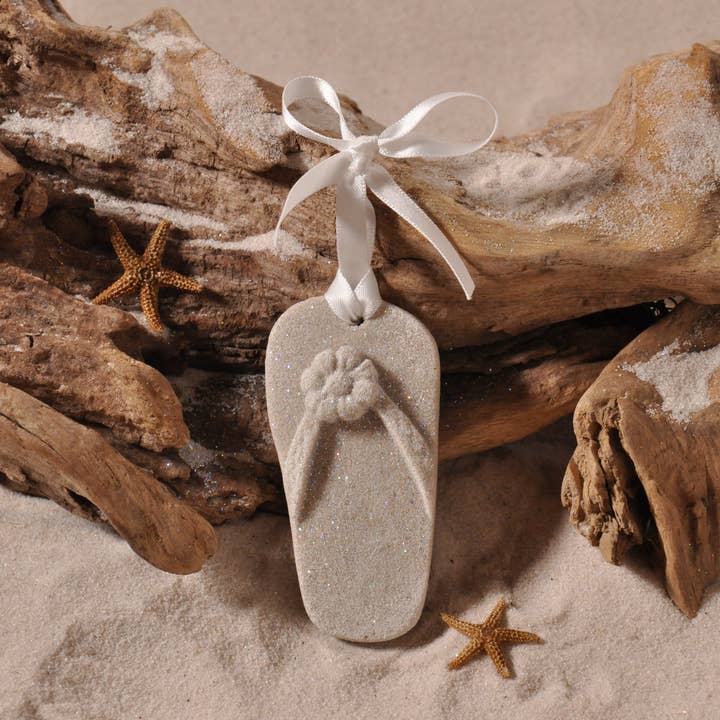 The Sand Store by Creative Artworks, Inc. - Wholesale Ornament - Flip Flop Sand Ornament1