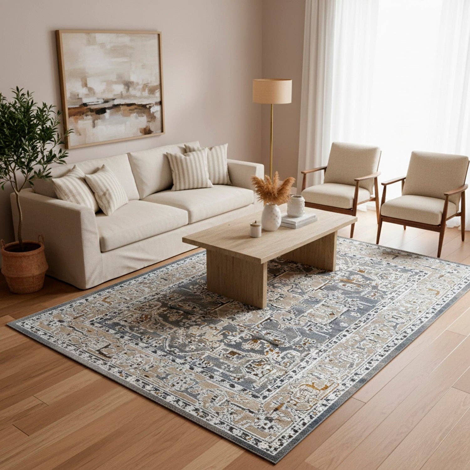 Rugura - Venta al por mayor Alfombra pequeña - Alfombra efecto Vintage0