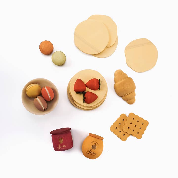 SABO concept - Wholesale Toy Set - Kids - Wooden Play Food Set | Desserts