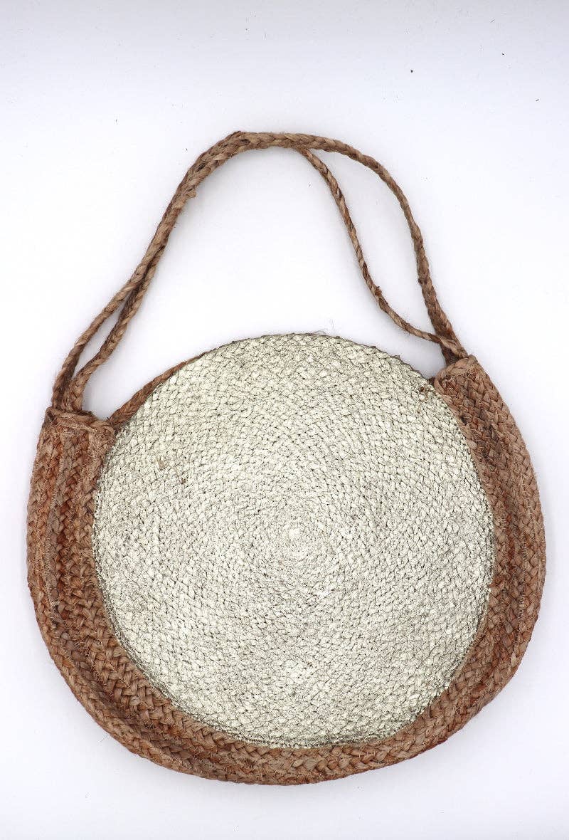 LIL' MOON - Venta al por mayor Bolso con correa - Mujer - Bolso redondo con detalles plateados o dorados2