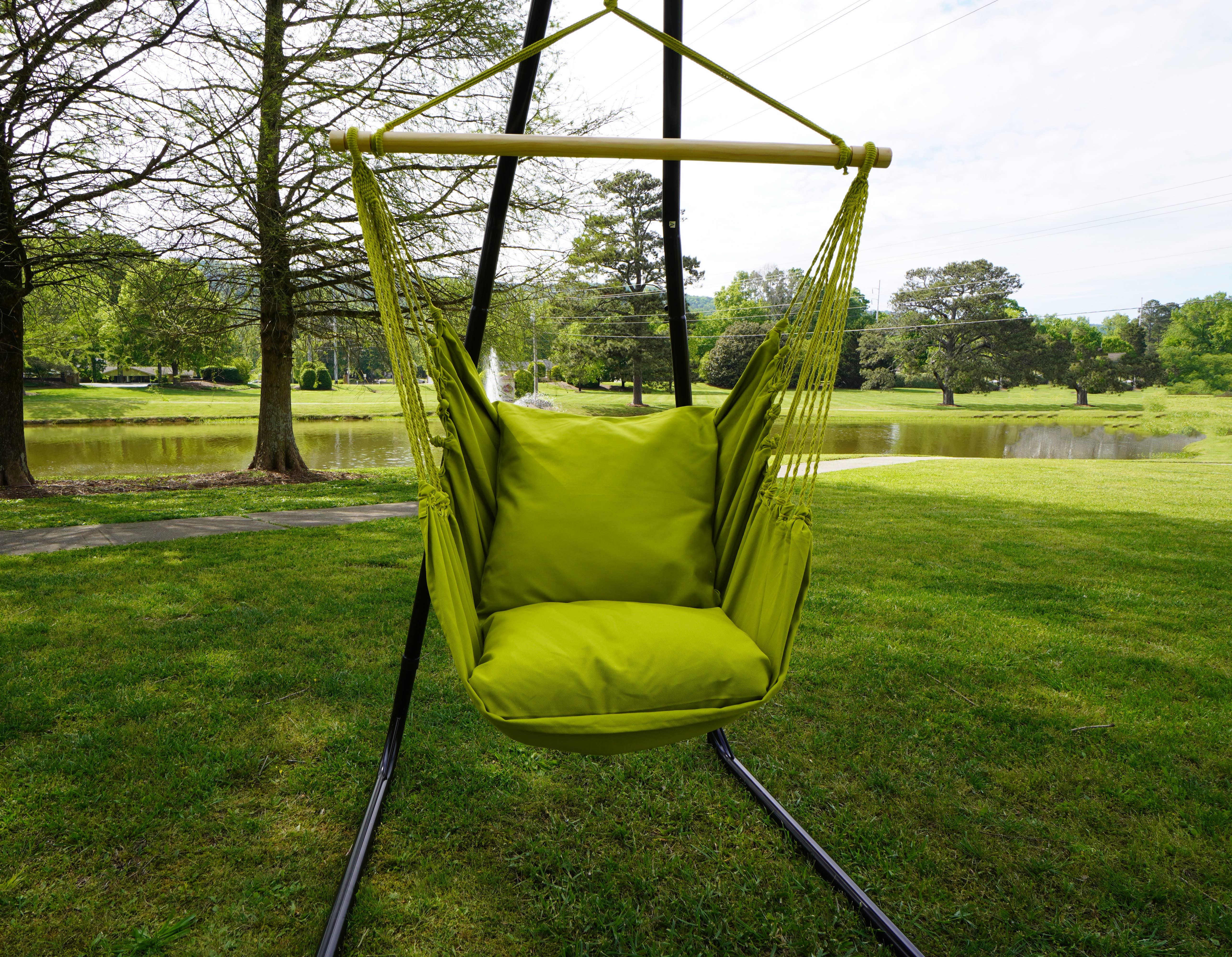 Calloway Mills - Wholesale Hammock - Calloway Mills Parakeet Green Hammock Chair1