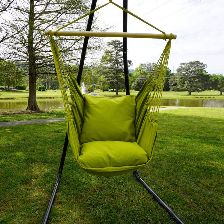 Calloway Mills - Wholesale Hammock - Calloway Mills Parakeet Green Hammock Chair1