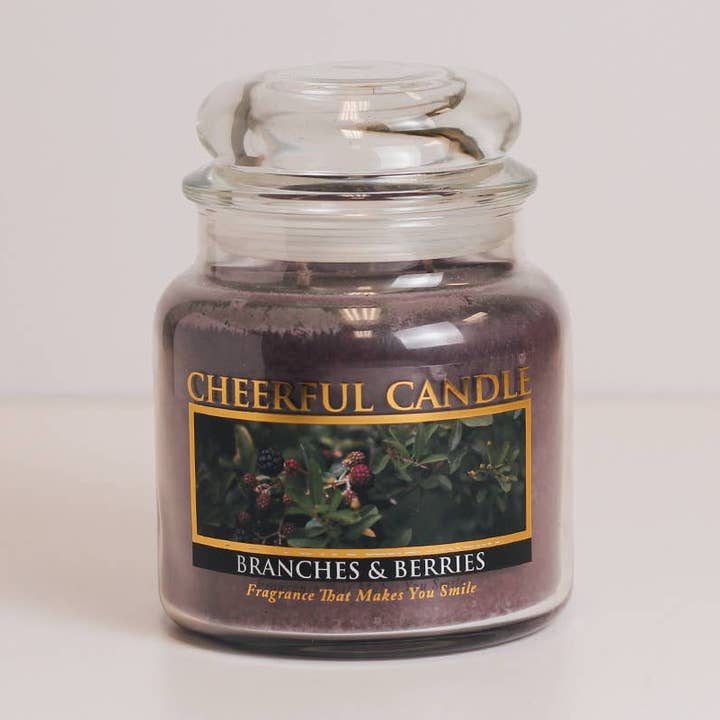 Cheerful Candle (16oz.) – Branches & Berries for wholesale by Cheerful Candle
