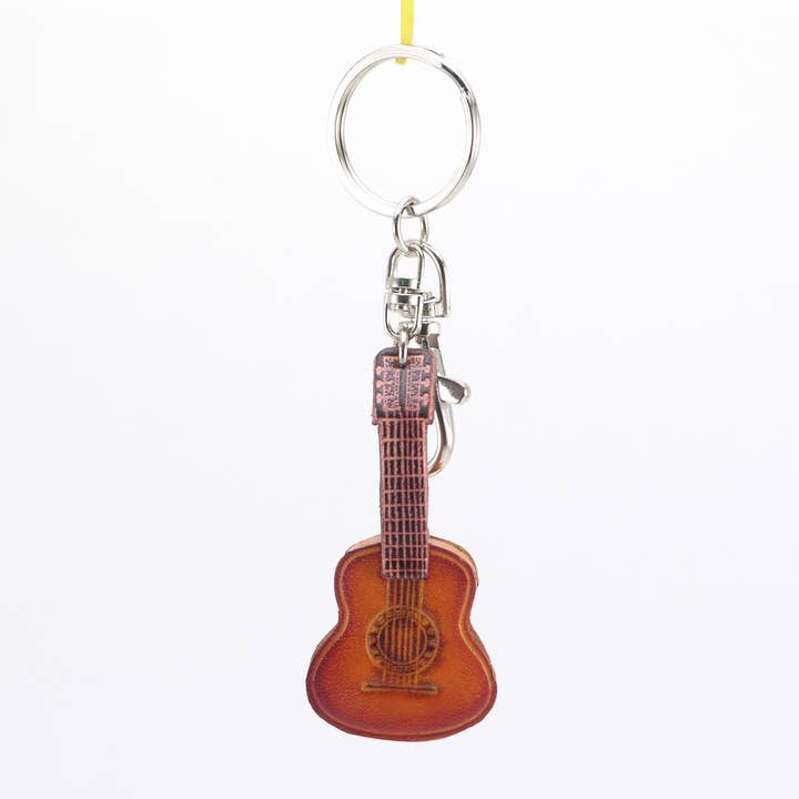 Sunflower Handmade leather inc - Wholesale Keychain - Unisex - Leather Guitar Key Chain
