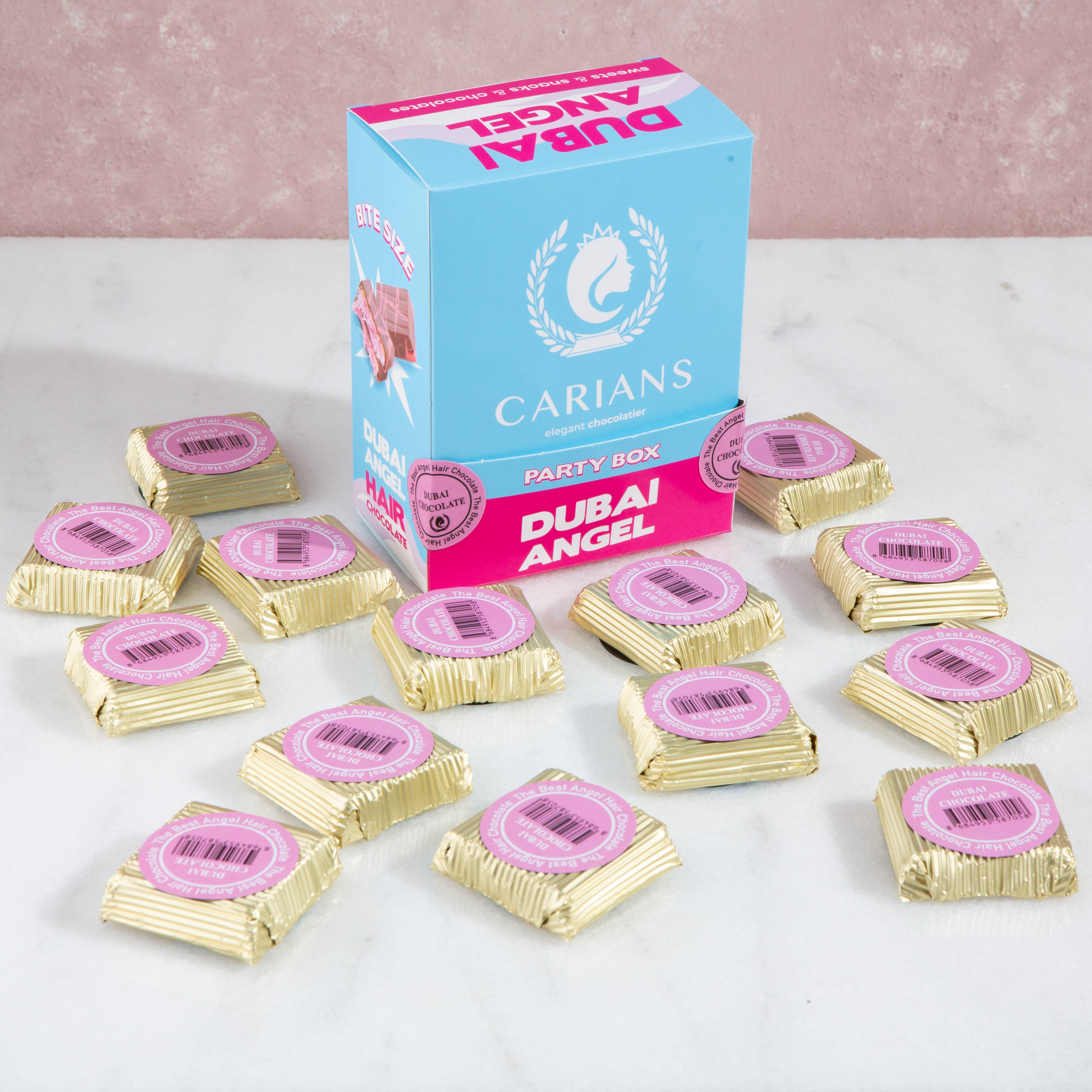 Carian's Bistro Chocolates - Wholesale Chocolate Box - Angel Hair Dubai Chocolate Bite Size Premium Chocolates5