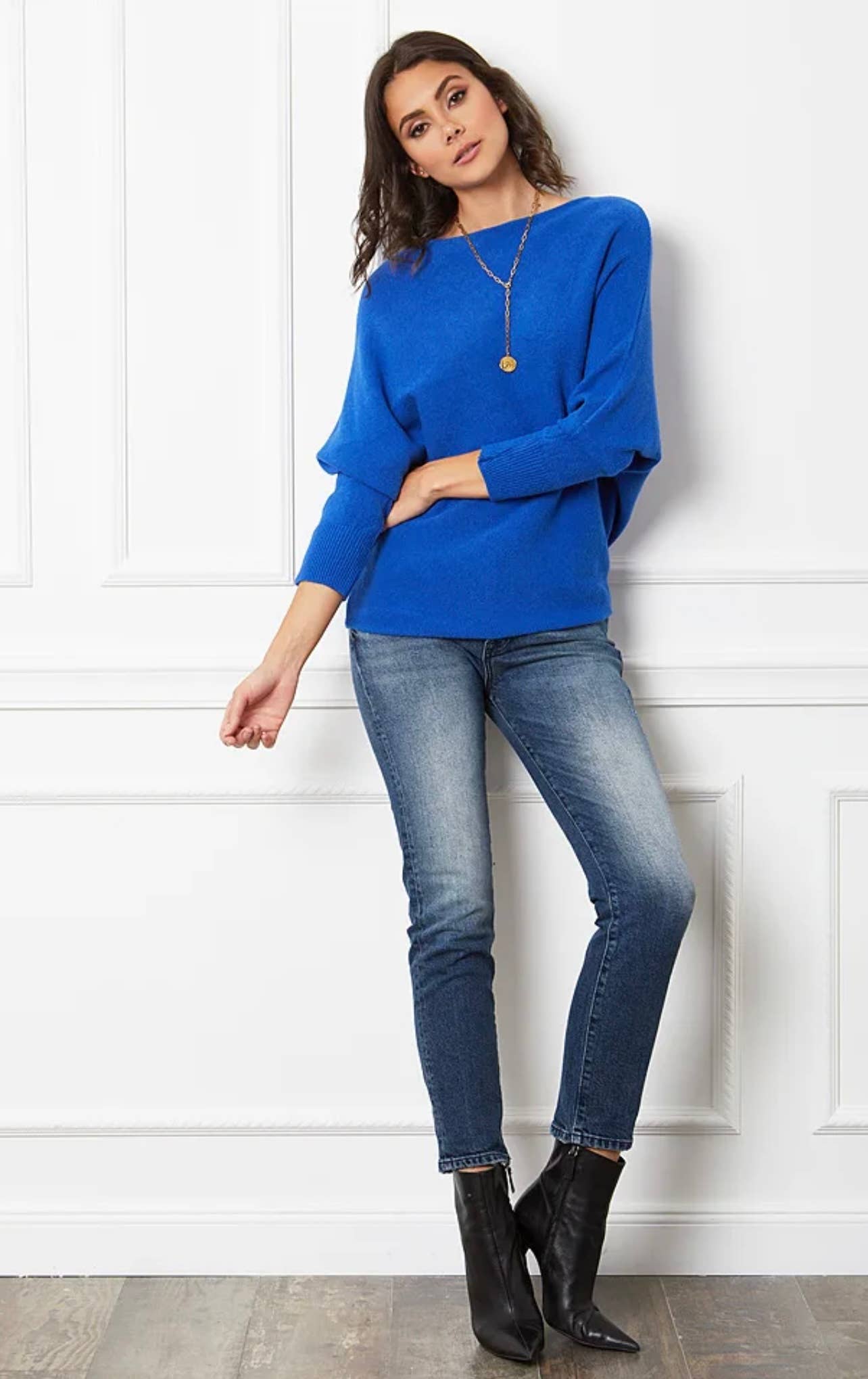 LÉA & LUC - Vendita all'ingrosso Maglione tricot - Donna - Maglione con maniche a pipistrello REF. 00991