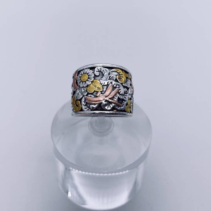 Mio Queena - Wholesale Cocktail/Statement Ring - Retro Dragonfly Carved Ring2