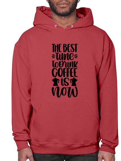 il momento migliore per bere caffè 1618# - caffè - Felpa con cappuccio per la vendita all'ingrosso da parte di tshirt unlimited