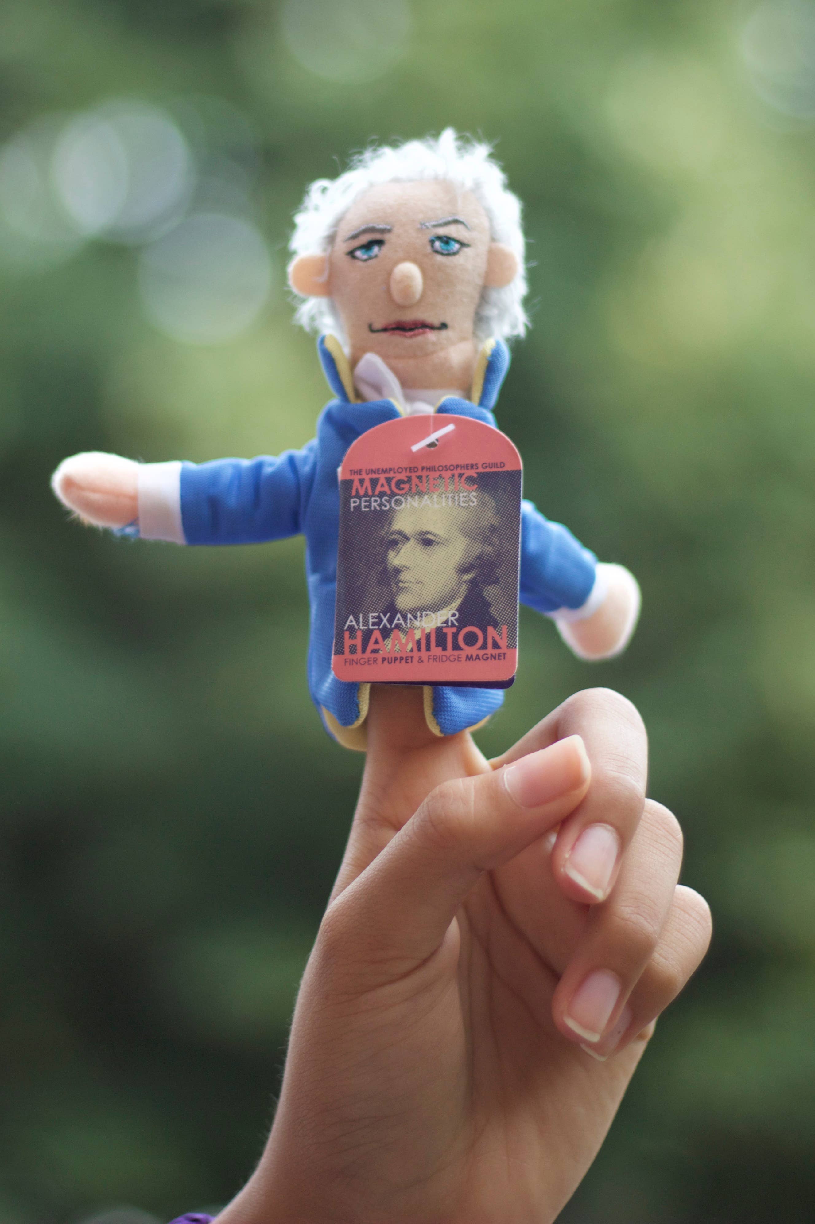 Unemployed Philosophers Guild - Wholesale Finger Puppet - Kids & Baby - Alexander Hamilton Finger Puppet2