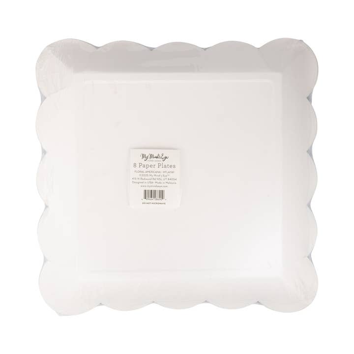 My Mind’s Eye – wholesale Disposable plate – FLA1141 - Red Polka Dot 10" Paper Plate3