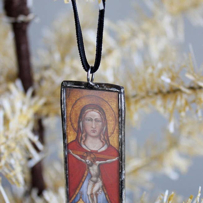 Homestyle Charlie – wholesale Ornament set – Madonna and Child Ornament Set Museum Gift Shop7