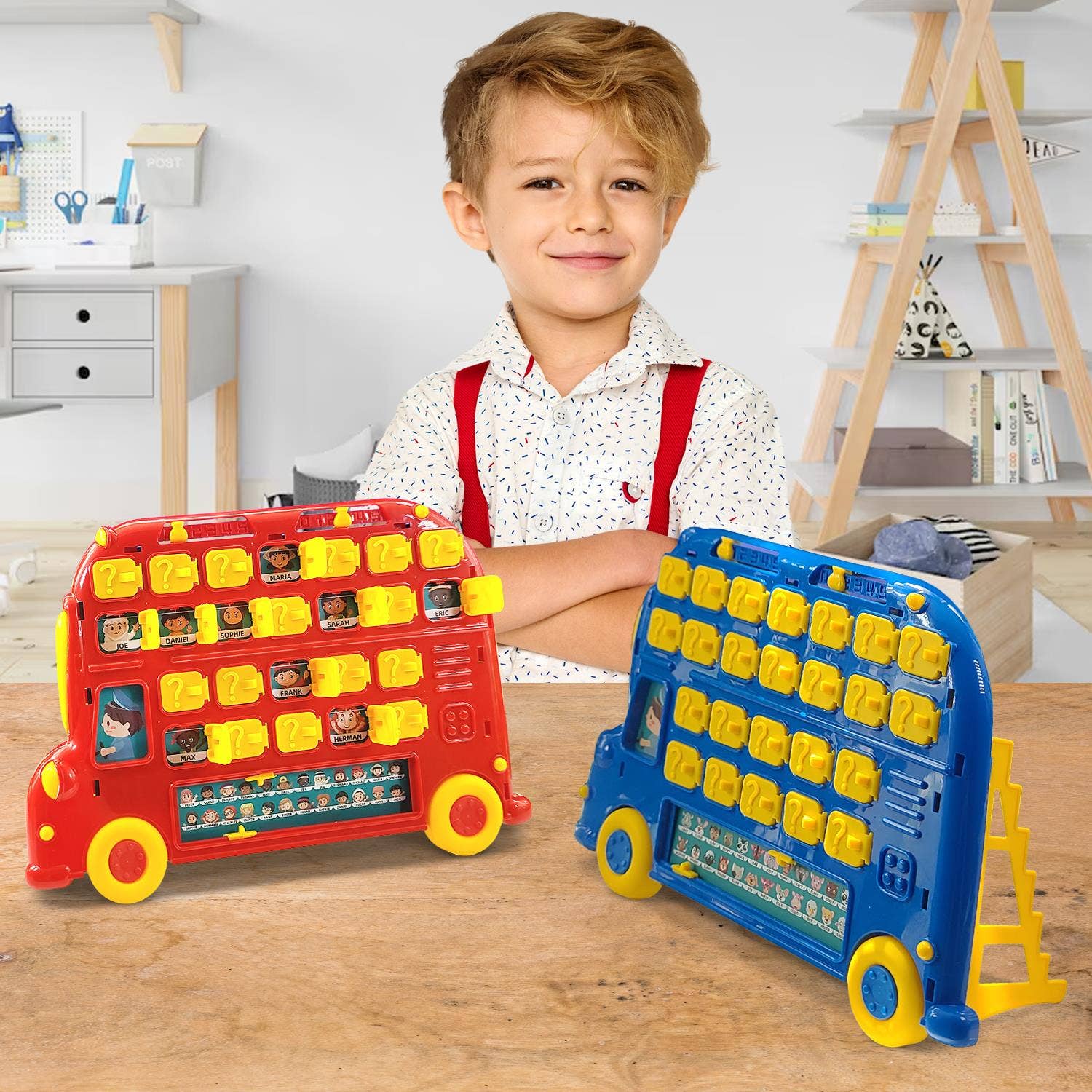 Daniel James - Vendita all'ingrosso Giochi da tavolo - Bambini «Chi c'è sull'autobus?» Gioco da tavolo di DJ Toys9