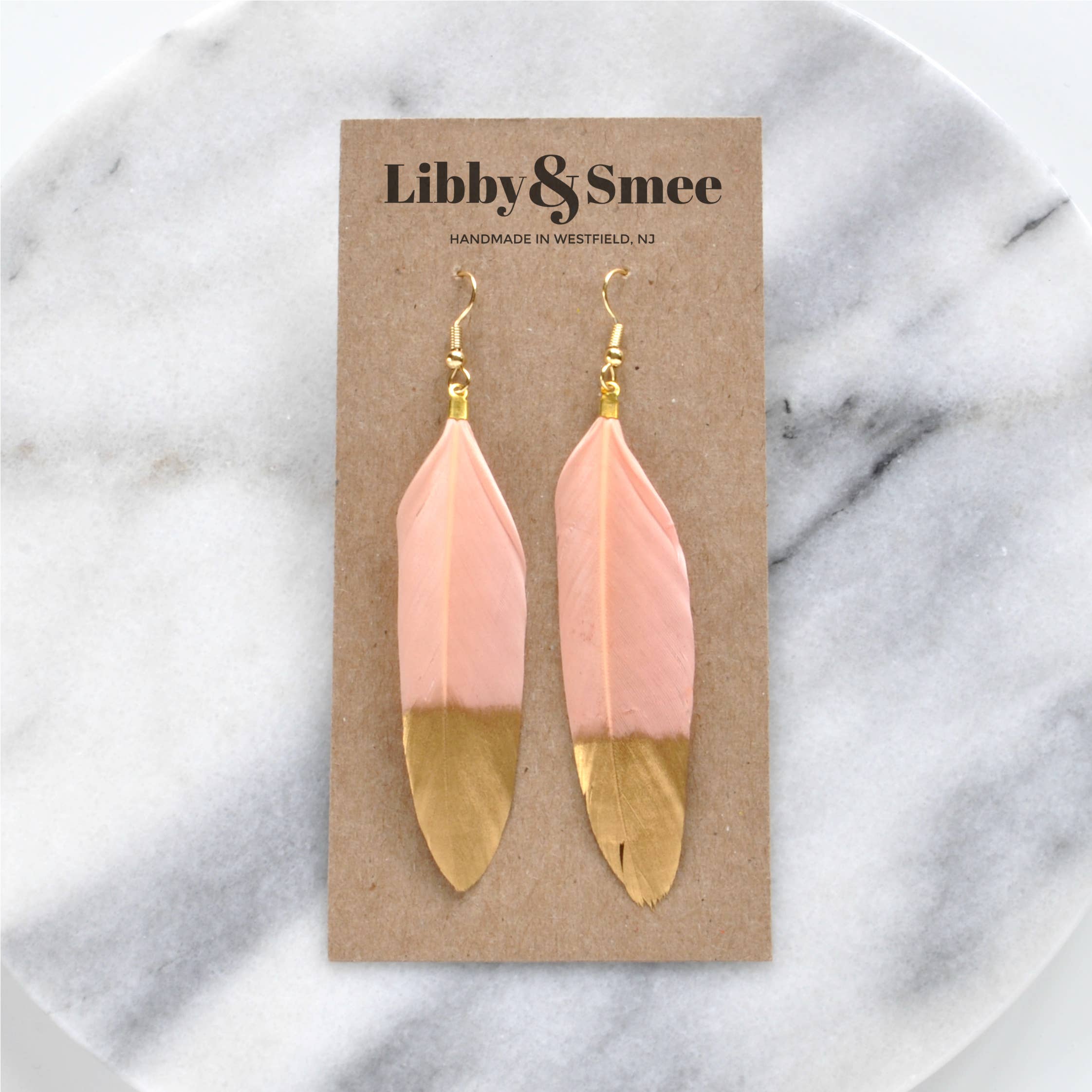 Libby & Smee - Wholesale Dangle Earrings - Gold and Silver Feather Earrings3
