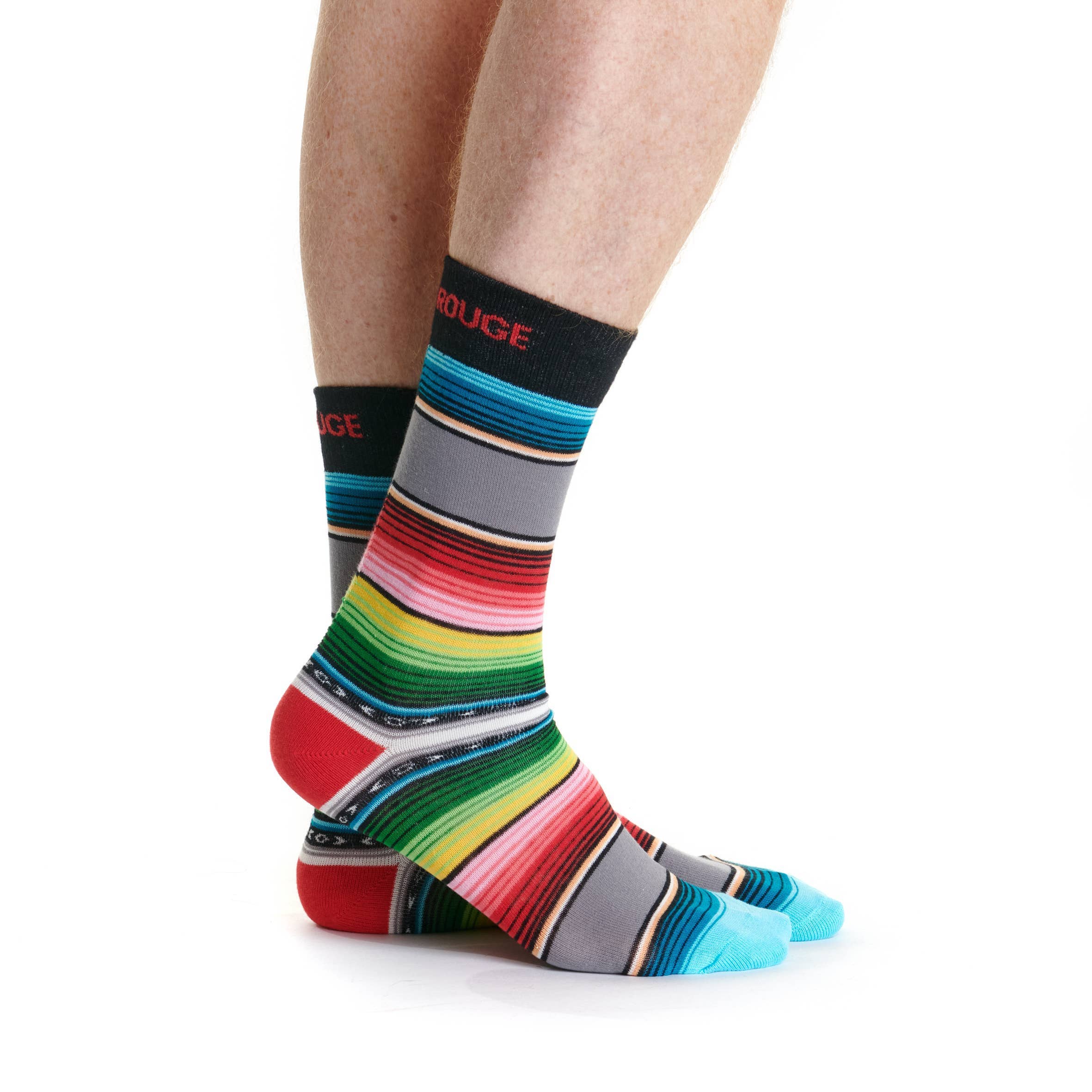 Ruban Rouge - Wholesale Socks - Men's - Pack of 3 Pairs of Mexico Red Ribbon Men's Socks2