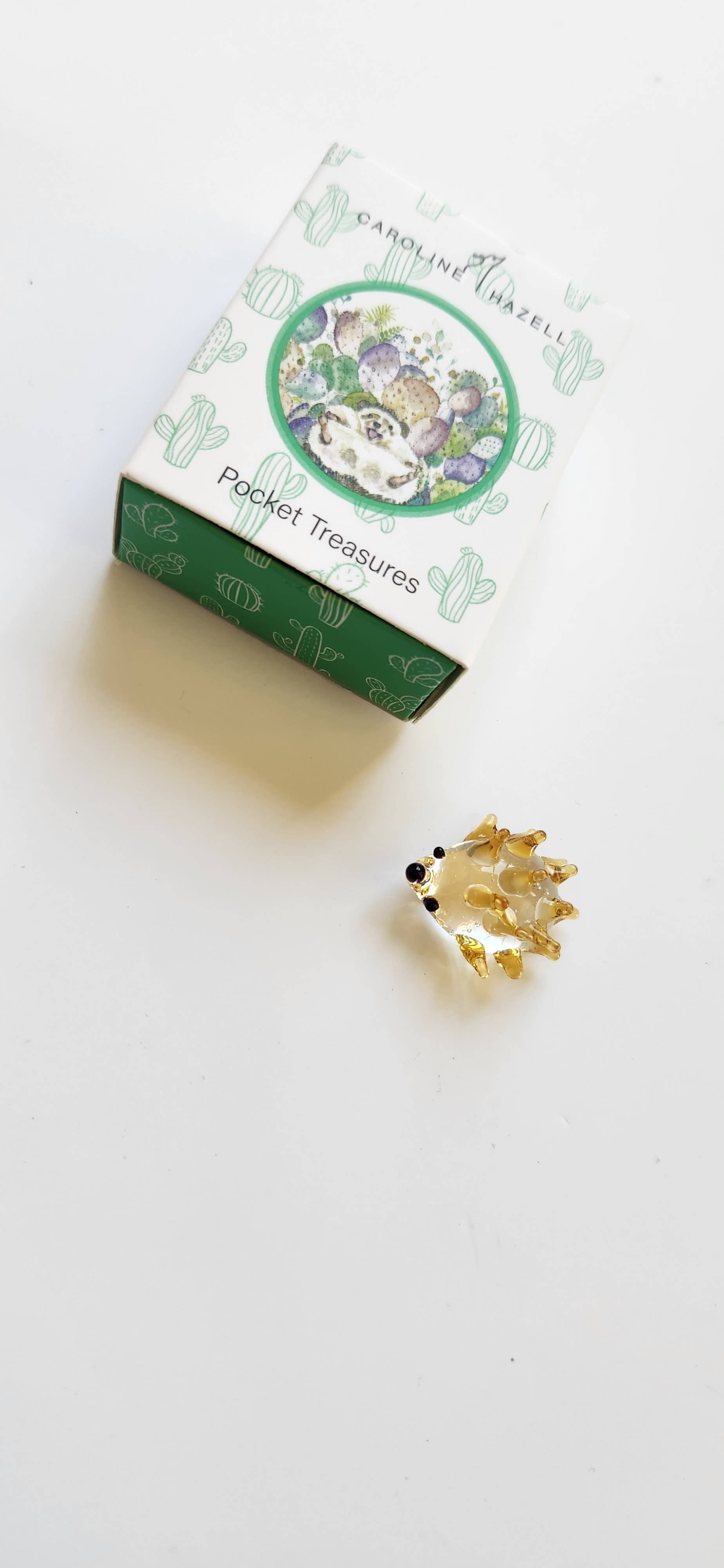 Caroline Hazell - Wholesale Keepsake coin/token - Pocket Treasures Hedgehog