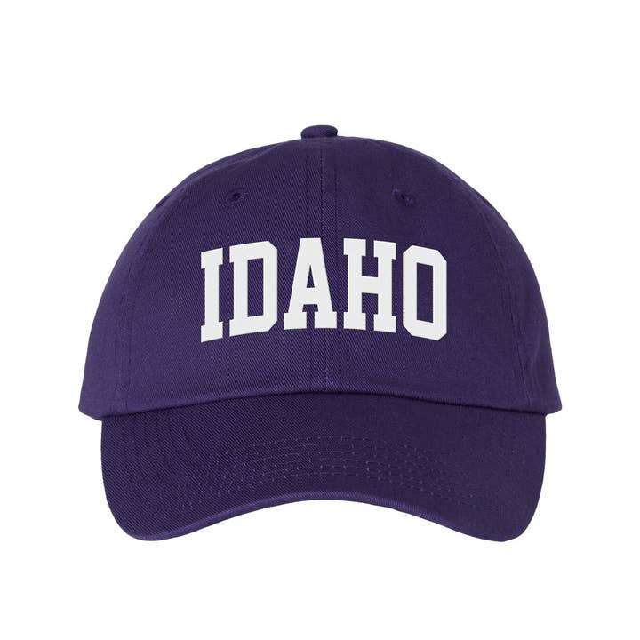 Lucky Luna Apparel - Wholesale Baseball Cap - Unisex - Block Idaho Embroidered Dad Hat5