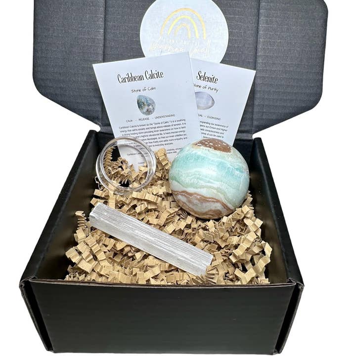 Karibisk kalcit även känd som blå aragonit klotset 117g/43mm för wholesale av Doc Willard’s