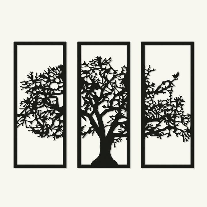 NOXART LLC - Wholesale Gallery Wall Set - Percea Set of 3